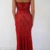 The Gabi Red Lace Dress - Image 2