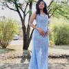 The Zoe Blue Dress - Image 2