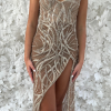 The Gabi Nude Sheer Dress
