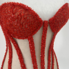 The Red Beaded Corset - Image 4