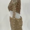 The Gen Gold Short Dress - Image 3